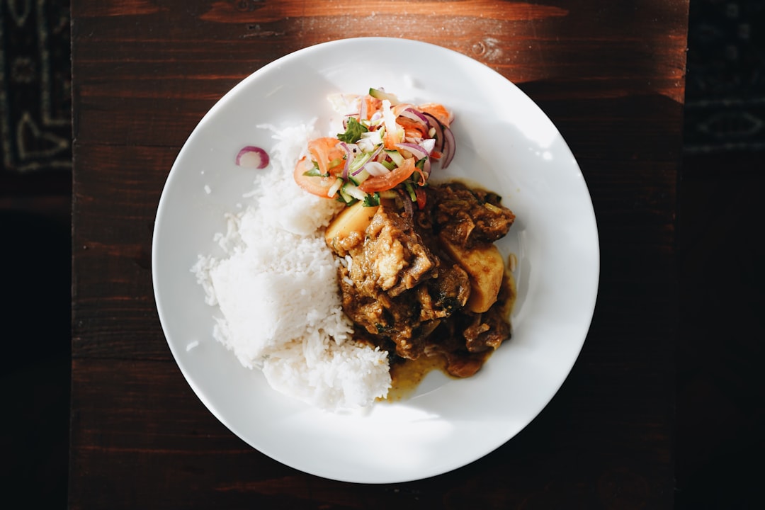 plate of rice