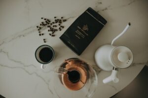 コナコーヒーの豆とドリップセット