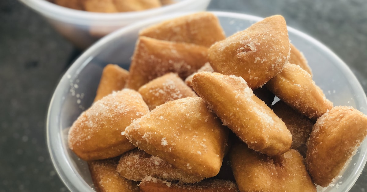 fried food on stainless steel bowl